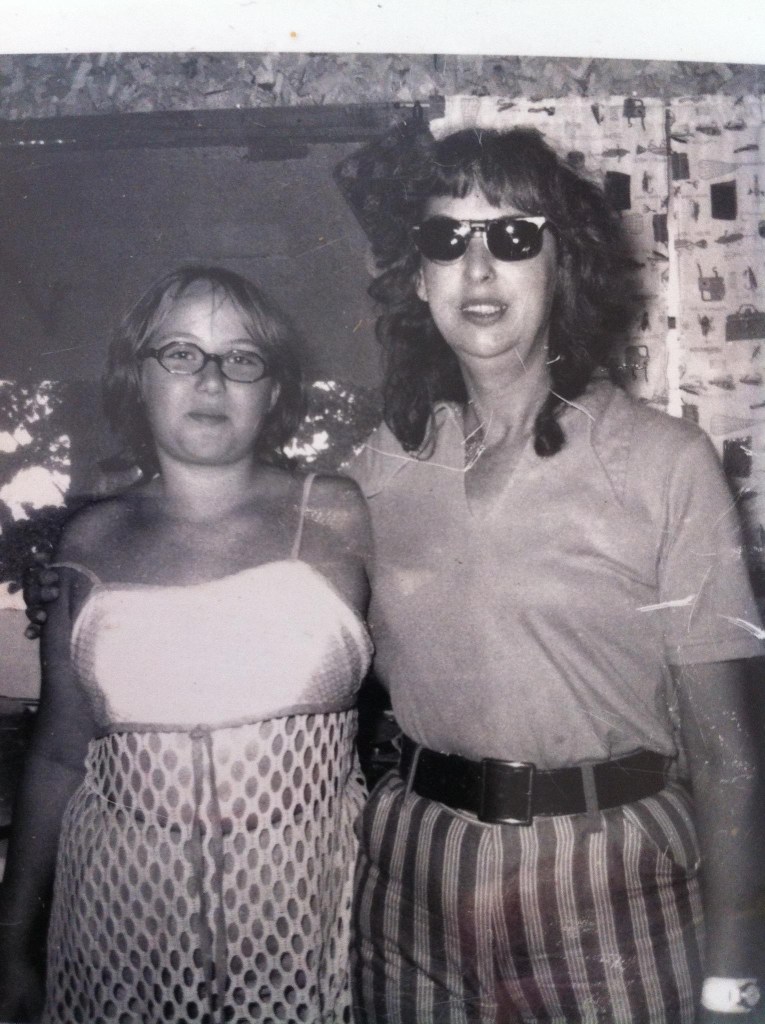 Mama and me in Canada, circa 1970-something.